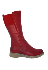 Cabello Envy Long boot Red